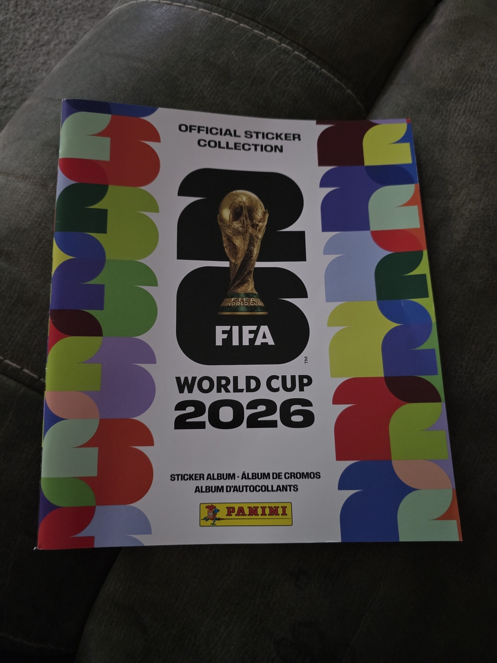 Panini World Cup 2026 Sticker Album - White with Multicolor Accents- NEW